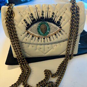 Kurt Geiger London Mini Kensington Eye Quilted Leather Crossbody Bag